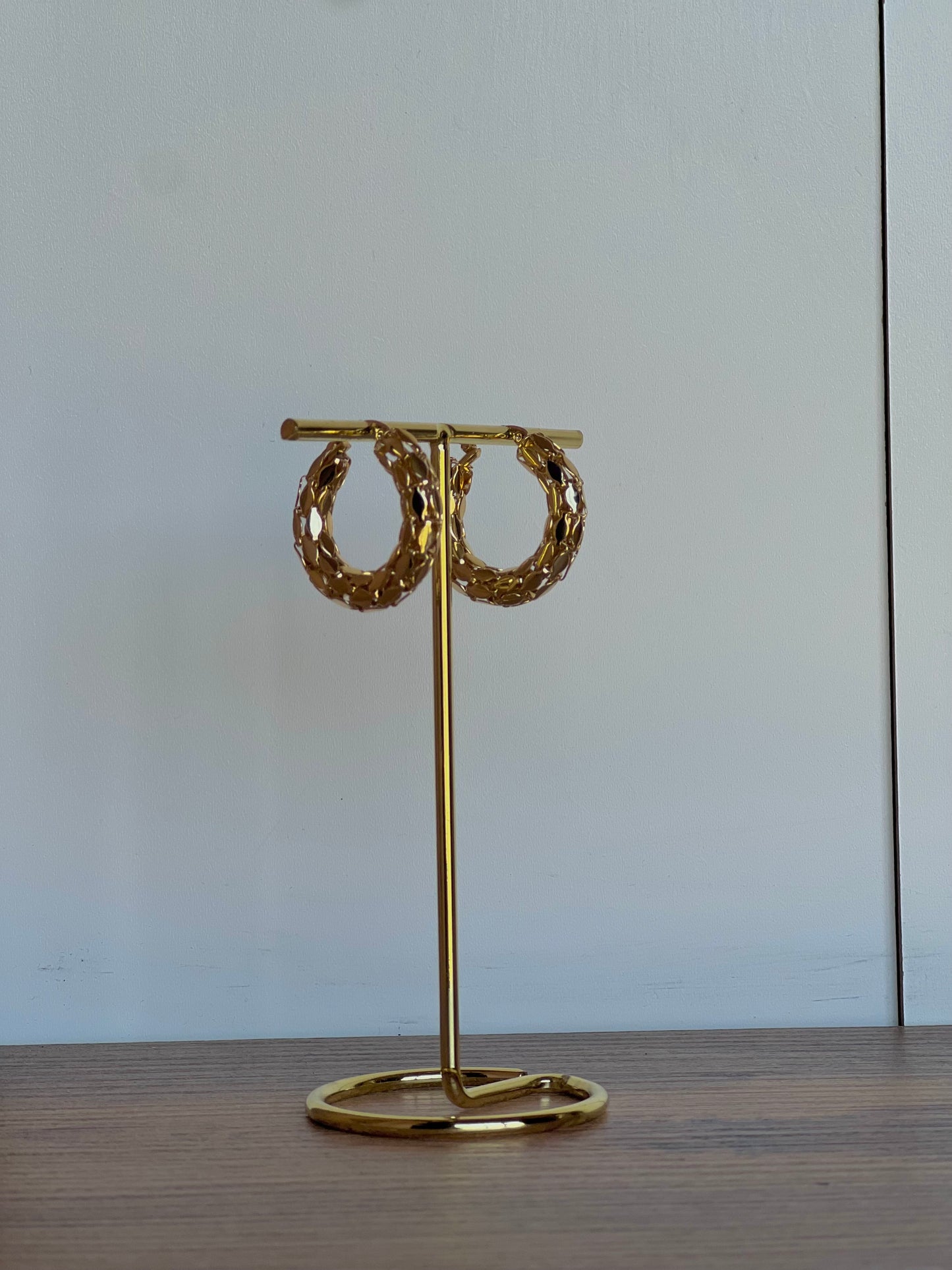 Goldie hoop earrings