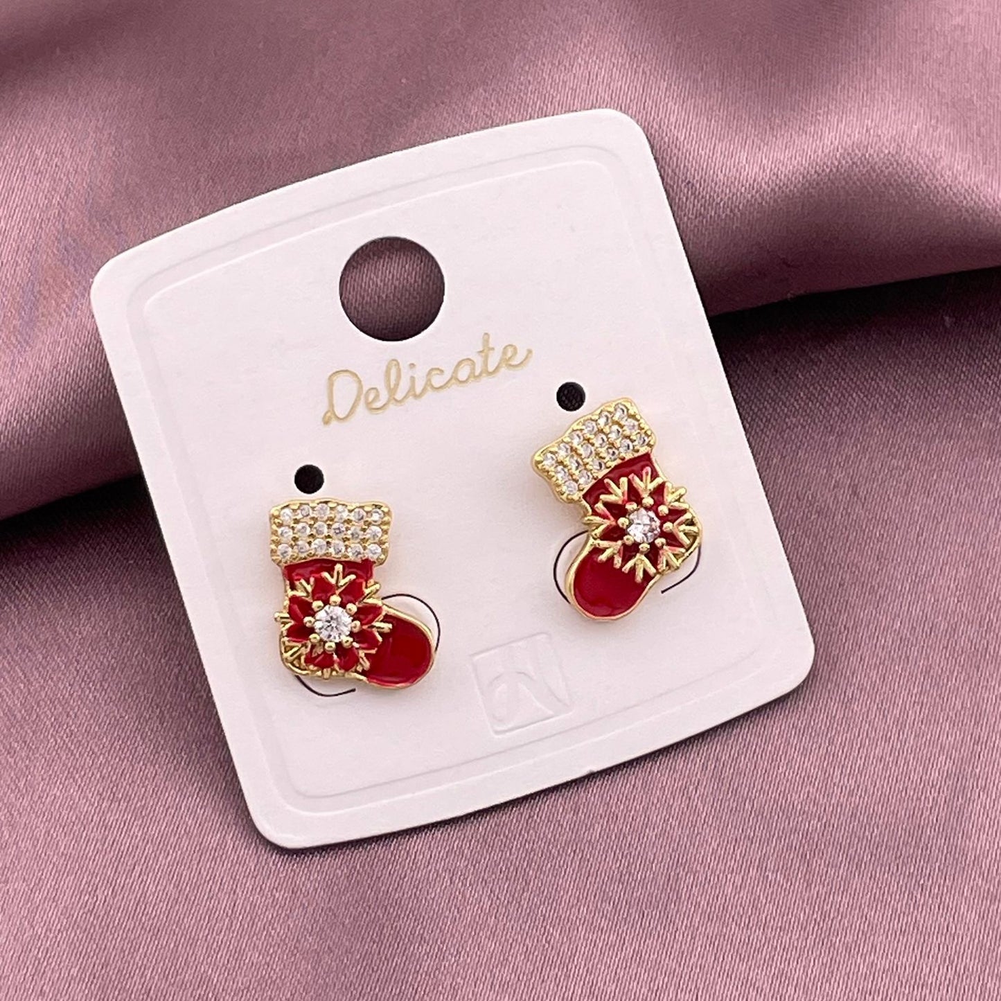 Christmas earrings
