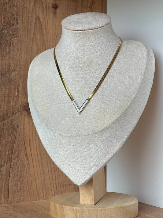 V shape necklace