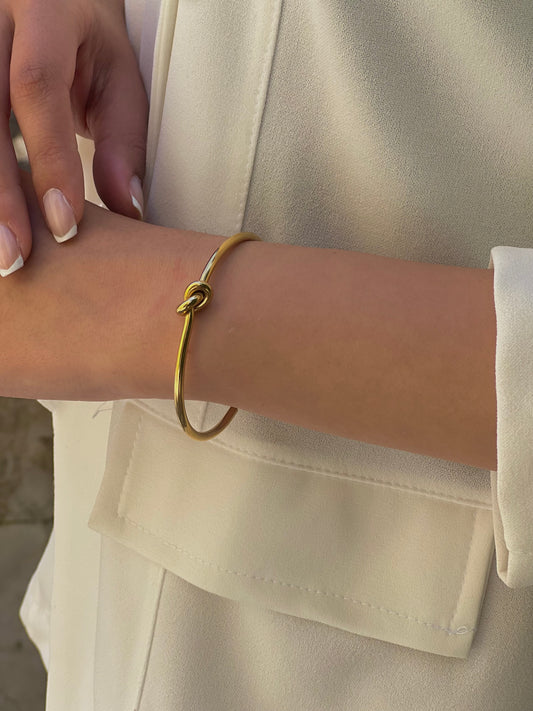 Knot cuff bracelet