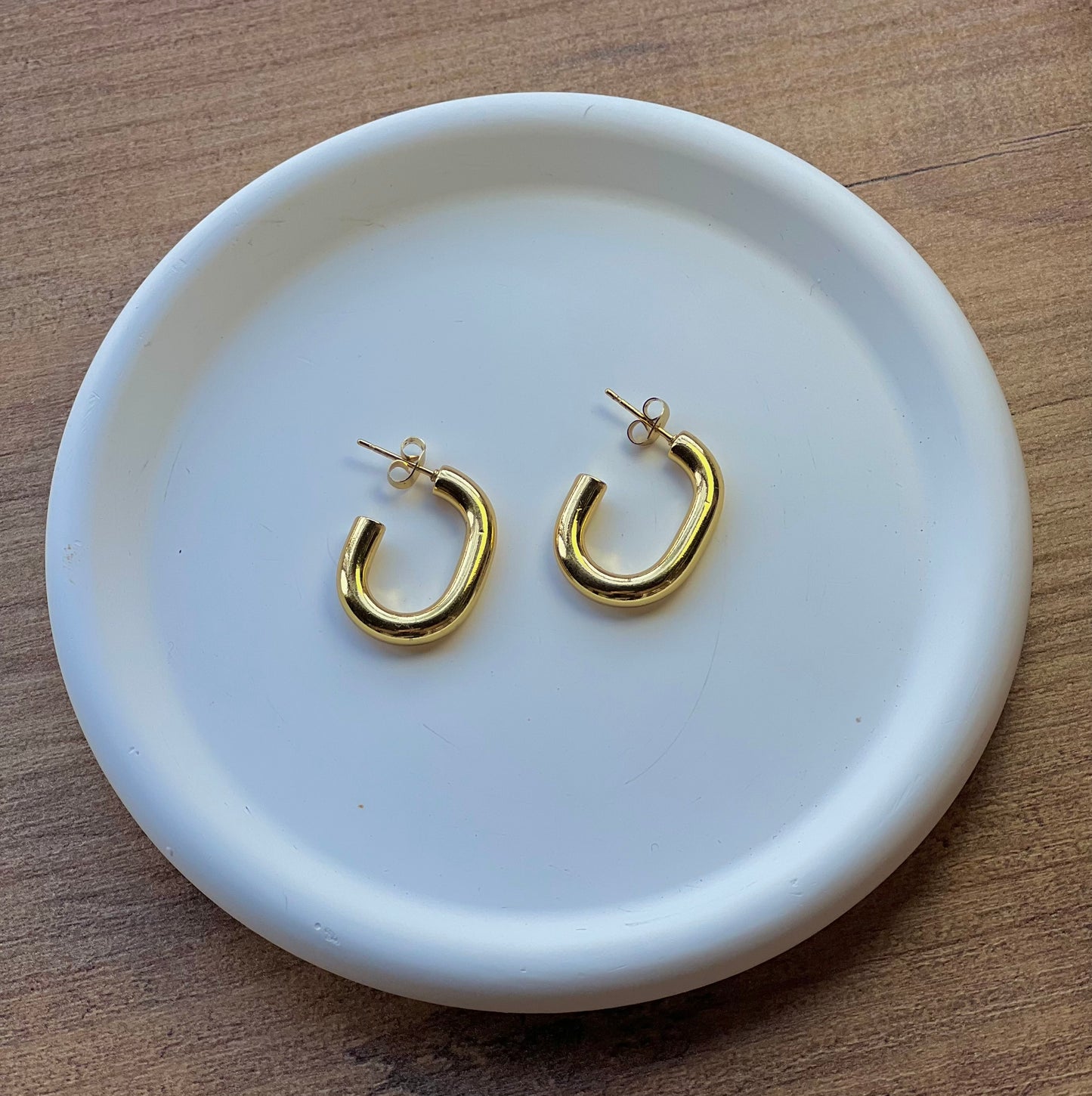 Half circle earrings