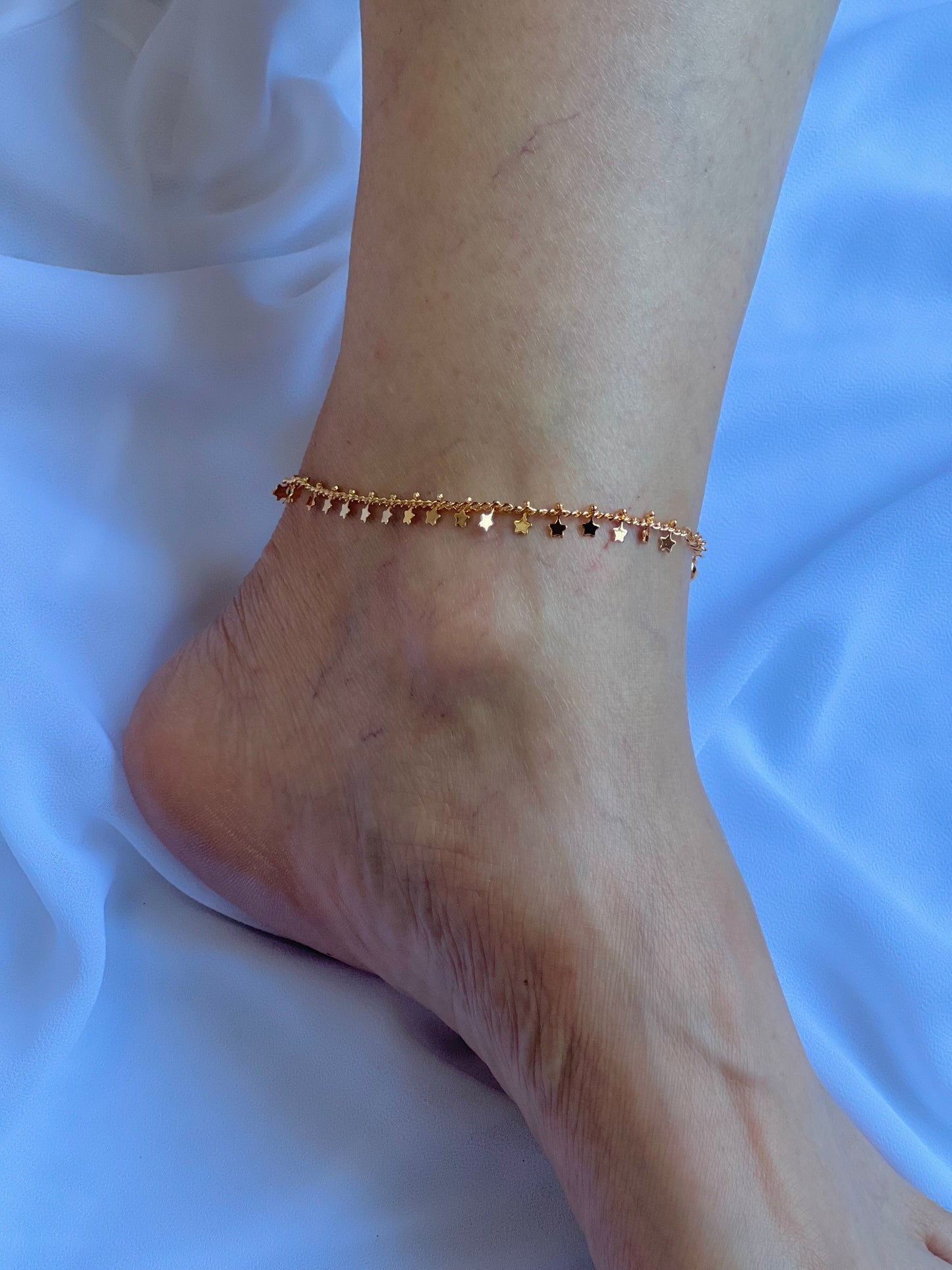 Mini stars anklet