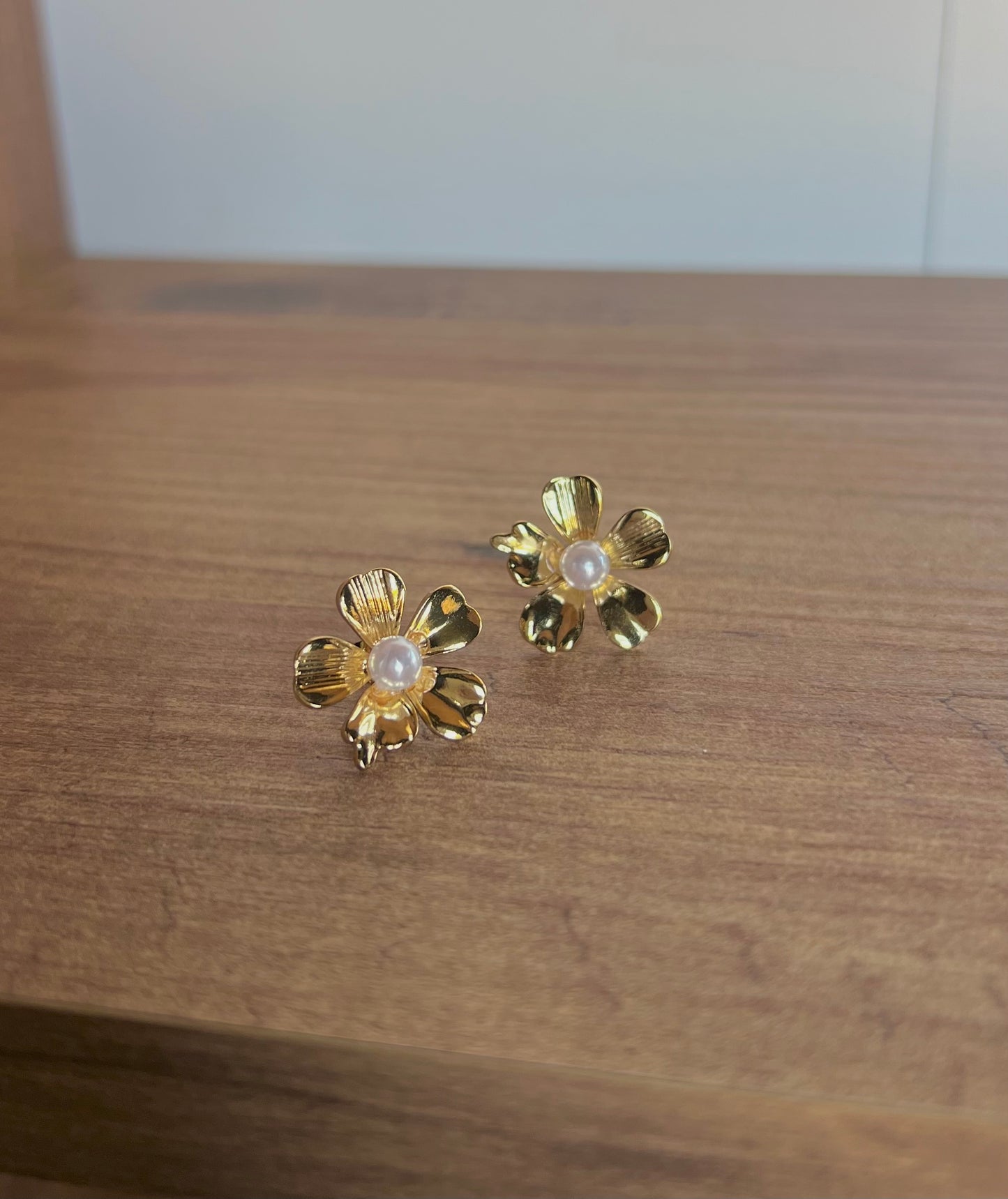 Flower earrings